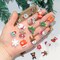 Christmas Resin Charms for Crafts,100 Pcs Flatback Slime Charm Beads Miniature Ornaments for Christmas Embellishments